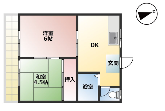 【間取り】 | グリーンホワイト