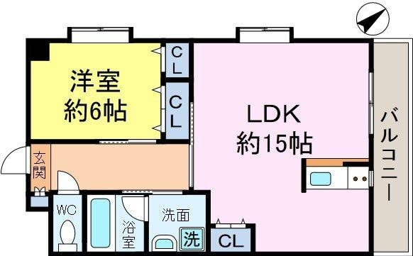 ラウンドタワーオペリアの間取り