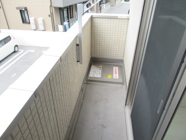 ベルメゾン福田のバルコニー