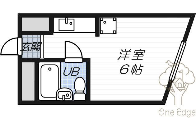 レナジア玉造の間取り