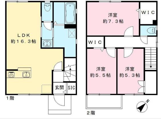 【間取り】 | Nanamagirly Villa　（ナナマガリヴィラ）