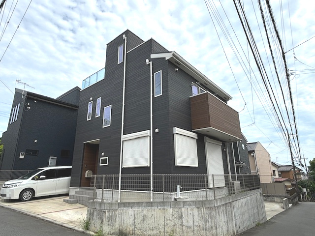 厚木市温水　中古戸建の外観|落ち着いた雰囲気の外観です