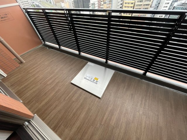 プレジオ阿波座のバルコニー