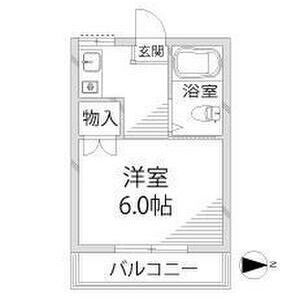 ラフィーネ北八代の間取り