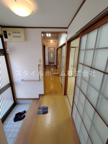 八町通貸家の玄関