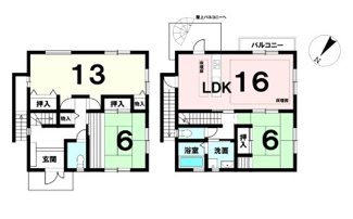 【間取り】 | 守山市水保町　中古戸建