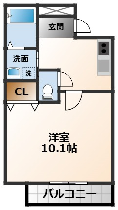 【間取り】 | フジパレス西宮鳴尾Ⅱ番館