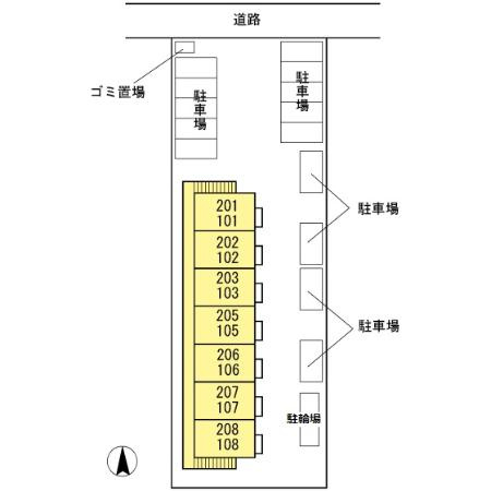 アーク野田の区画図