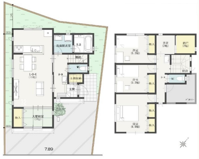 【間取り】 | 北本市宮内　新築住宅