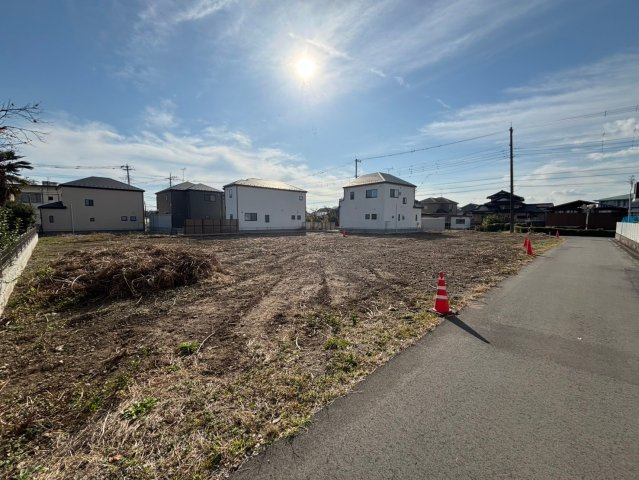 川越市大袋新田　建築条件なし売地　「南大塚駅」徒歩17分　敷地91坪　の外観