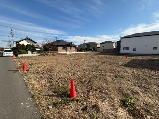 川越市大袋新田　建築条件なし売地　「南大塚駅」徒歩17分　敷地91坪　の外観