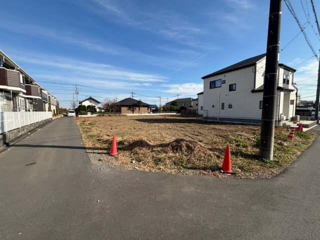 川越市大袋新田　建築条件なし売地　「南大塚駅」徒歩17分　敷地91坪　の外観