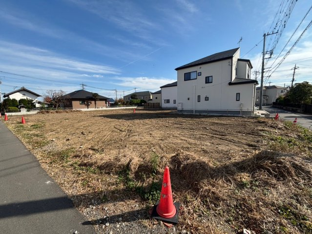 川越市大袋新田　建築条件なし売地　「南大塚駅」徒歩17分　敷地91坪　の外観