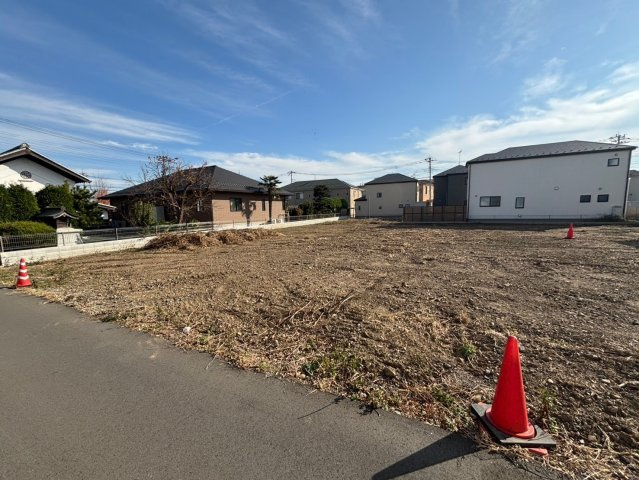 川越市大袋新田　建築条件なし売地　「南大塚駅」徒歩17分　敷地91坪　の外観