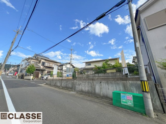 【前面道路含む現地写真】 | 宇治市木幡南山　売土地　建築条件無し