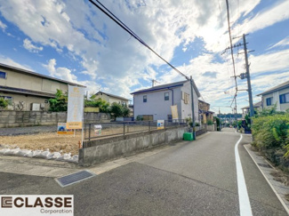 【前面道路含む現地写真】 | 宇治市木幡南山　売土地　建築条件無し