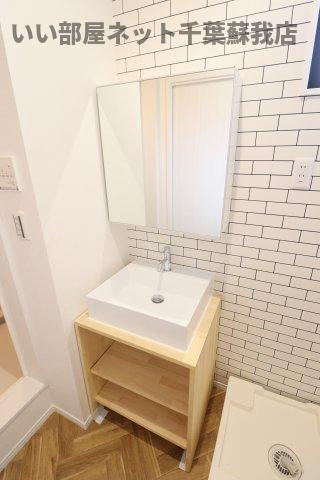 クレセントパーク末広 の洗面所|忙しい朝には欠かせない洗面所です