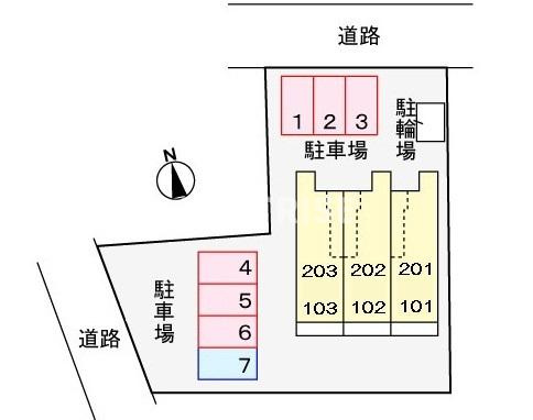 アルカン　シェルの駐車場|駐車場