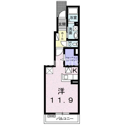 アルカン　シェルの間取り|間取図