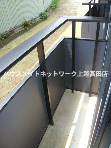 ＳＴＵＤＩＯ・ＦＬＡＴのバルコニー|バルコニー（参考同型103号室室内写真）