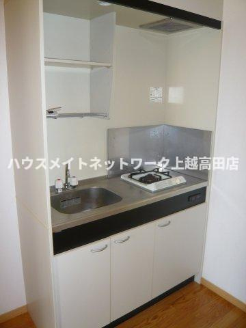 ＳＴＵＤＩＯ・ＦＬＡＴのキッチン|キッチン（参考同型103号室室内写真）