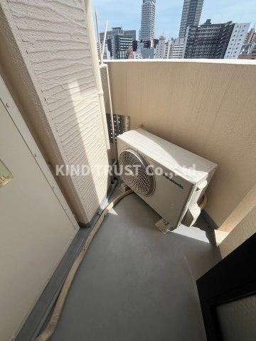 松下善ビルのバルコニー|お洗濯にも便利なバルコニー付き