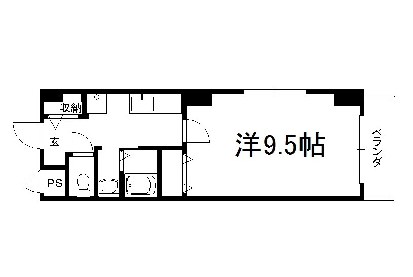 カリヨン新田辺の間取り|代表的な間取りです