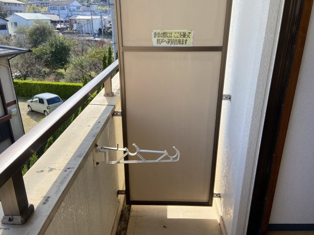 エクセラン興戸のバルコニー
