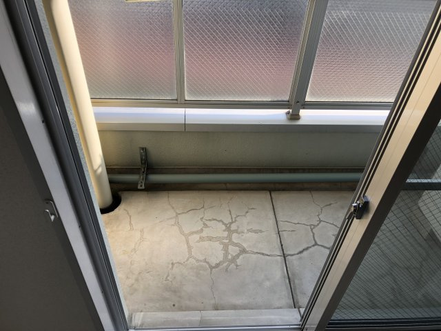 セレーネ田辺Ⅳのバルコニー