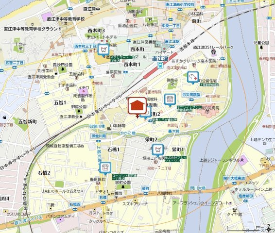 リバーラインK，sの地図|位置図