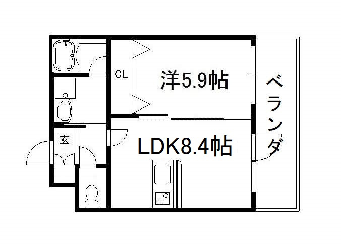 ウイングコートの間取り|【代表的な間取です】