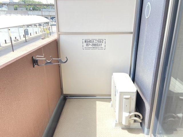 サザンルネス三山木のバルコニー