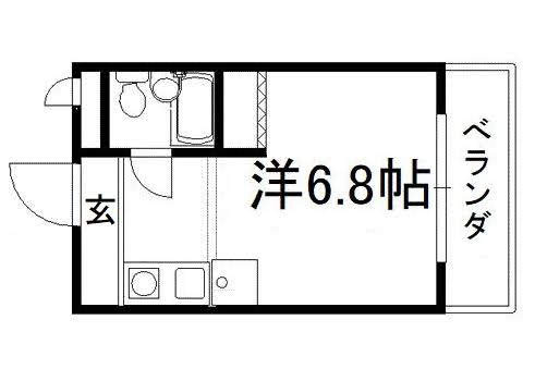 メゾン市川弐番館の間取り|【代表的な間取り】
