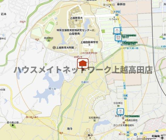 グリーンパレス フィロソフィーの地図|位置図