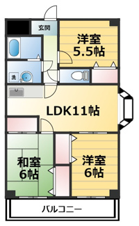 【間取り】 | グランフォルム愛甲石田