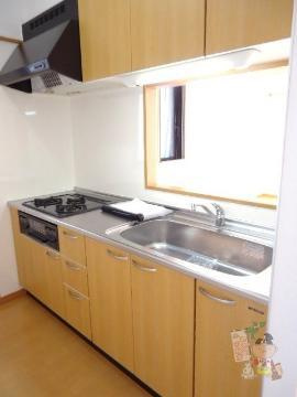 コート・ラベンダー北長瀬のキッチン|システムキッチン