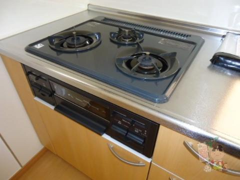 コート・ラベンダー北長瀬の設備|ガスコンロ