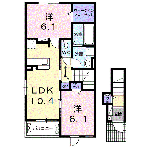 ガーベラコートの間取り