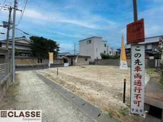 【前面道路含む現地写真】 | 宇治市大久保町山ノ内　売土地　建築条件無し