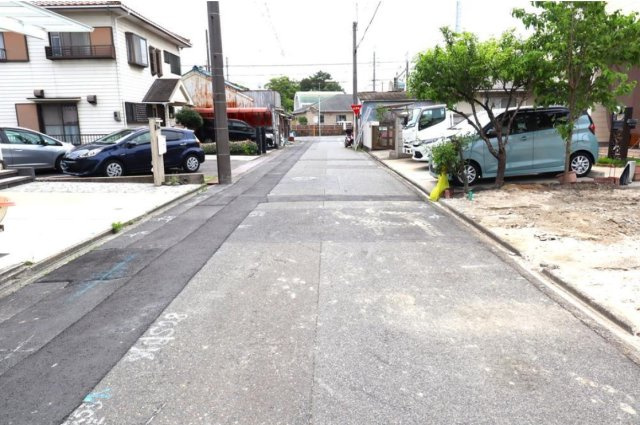 MIRASUMO南区粕畠町228②全2号棟＜新築一戸建て仲介手数料無料＞の前面道路含む現地写真|前面道路含む現地写真です