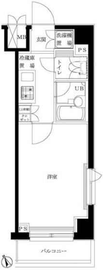 【間取り】 | ルーブル大森六番館