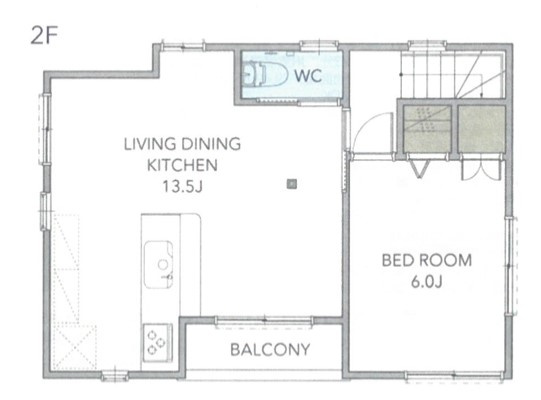 【間取り】 | 茅ヶ崎市美住町中古戸建 | 2F