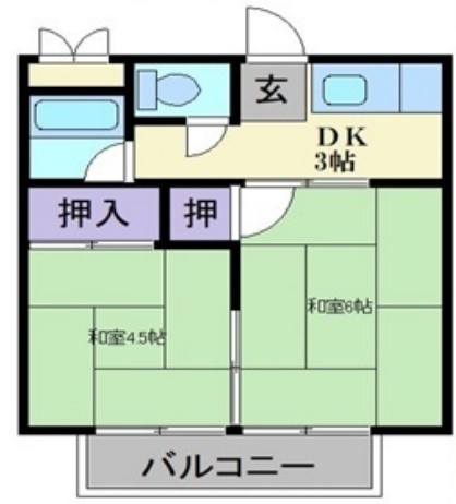 【間取り】 | ハイツ高倉台