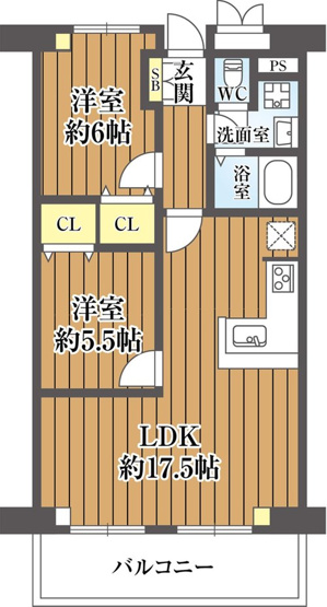 【間取り】 | 上本町ガーデンハイツ