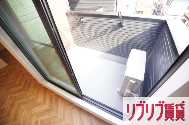クレセントパーク末広のバルコニー