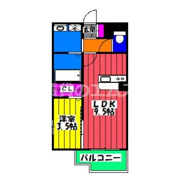 【間取り】 | ＬＩＢＴＨ高宮東Ⅱ | ＬＩＢＴＨ高宮東Ⅱの間取り