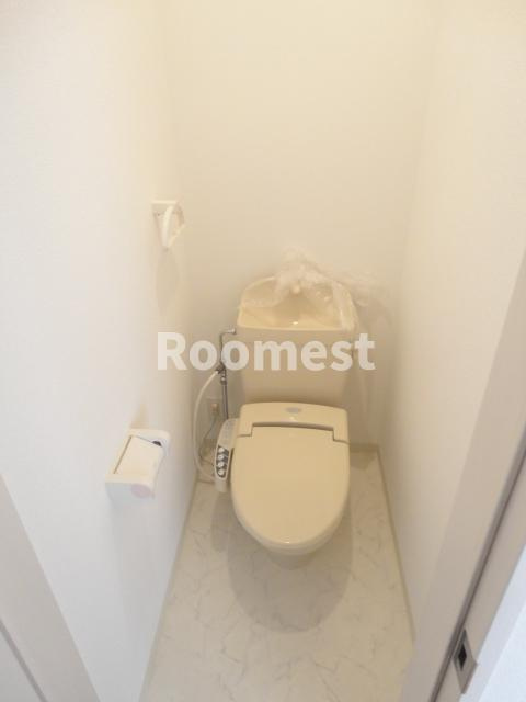 シャルレックスA棟のトイレ|落ち着いたトイレです