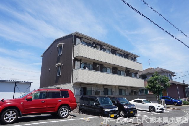 熊本市南区御幸西２丁目のアパートの外観