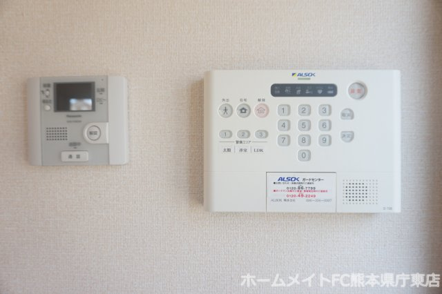 熊本市南区御幸西２丁目のアパートのセキュリティ