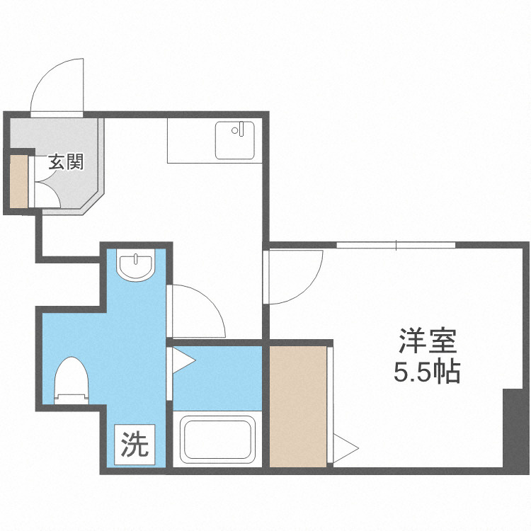 グランドゥール九条の間取り